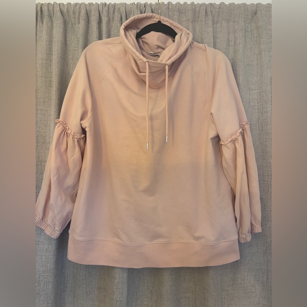 Nordstrom Blush Pink Cowl Neck Top